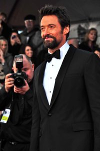 Actor Hugh Jackman poses on the red carpet at the 19th Annual Screen Actors Guild Awards in Los Angeles, California on January 27, 2013. (Credit: Tom Larson/CNN)