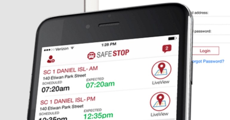 kids gps safestop bus