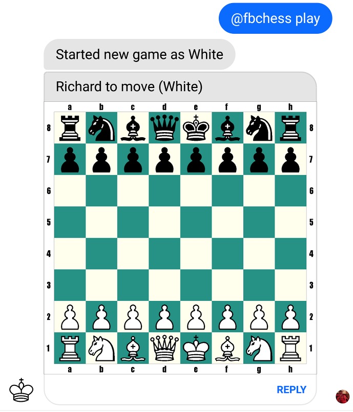 facebook messenger secret chess game