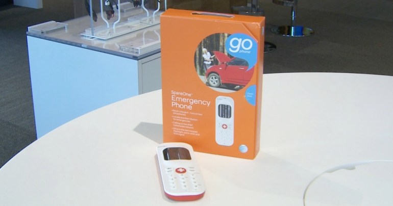 gophone spareone emergency at&t