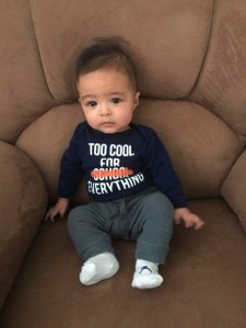 Baby Aiden Lopez is seen in this image provided by the Los Angeles County Sheriff's Department. 