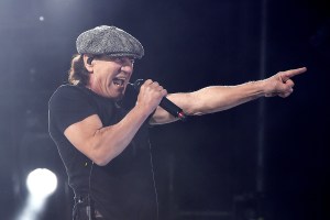 Musician Brian Johnson of AC/DC performs onstage during day 1 of the 2015 Coachella Valley Music & Arts Festival (Weekend 1) at the Empire Polo Club on April 10, 2015 in Indio, California. (Credit: Kevin Winter/Getty Images for Coachella)