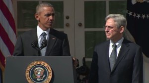 President Barack Obama nominated Merrick Garland to the Supreme Court Wednesday morning. (Credit: CNN)