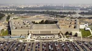 Aerial photo of the Pentagon in Arlington, Virgina on September 26, 2003. (Credit: Andy Dunaway/USAF via Getty Images)