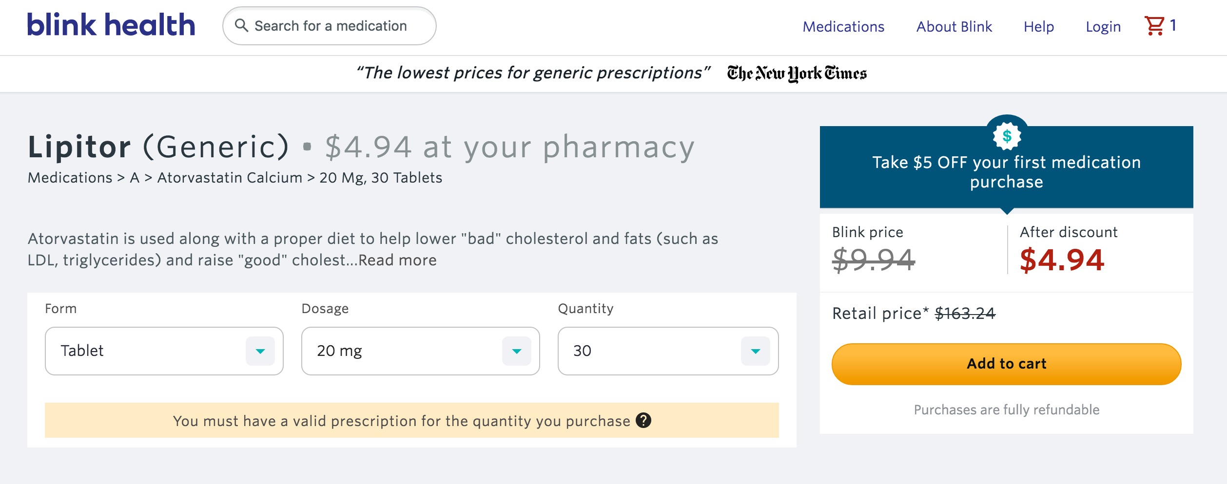 blink health save prescriptions