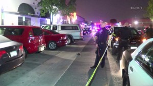 A man was hospitalized after being found with a stab wound in Fullerton on March 18, 2016. (Credit: OnScene.TV)