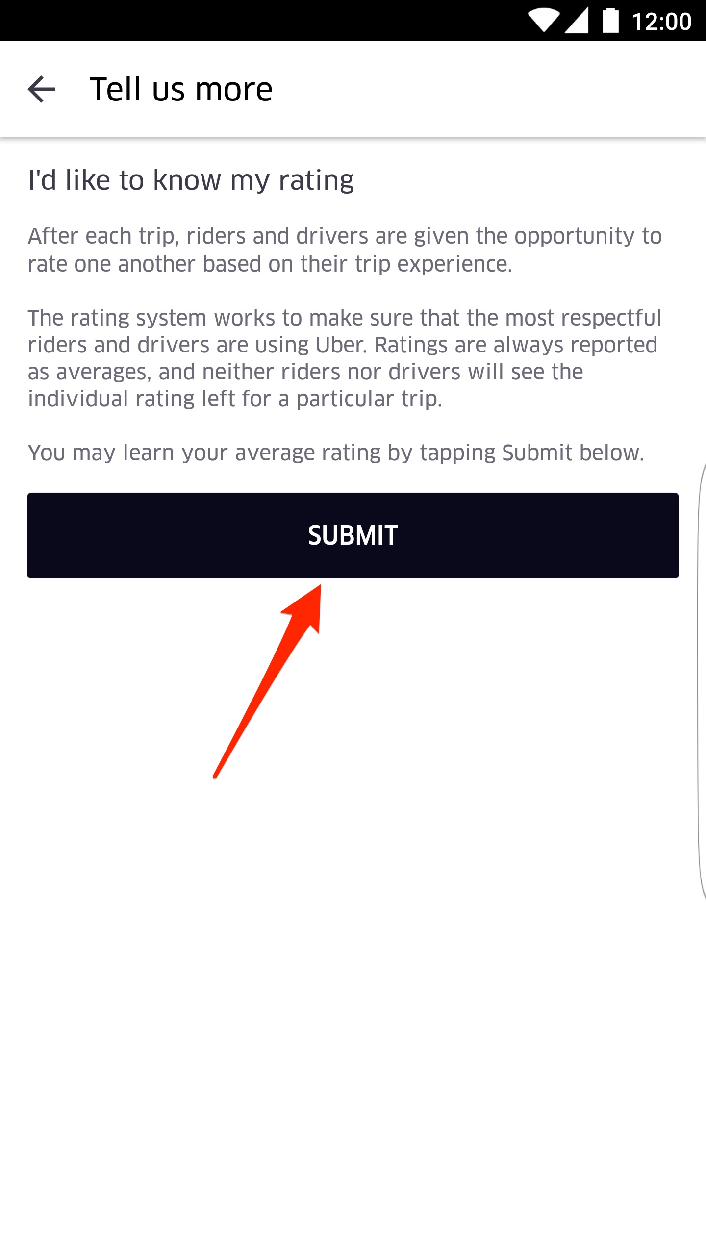 uber rating step 4