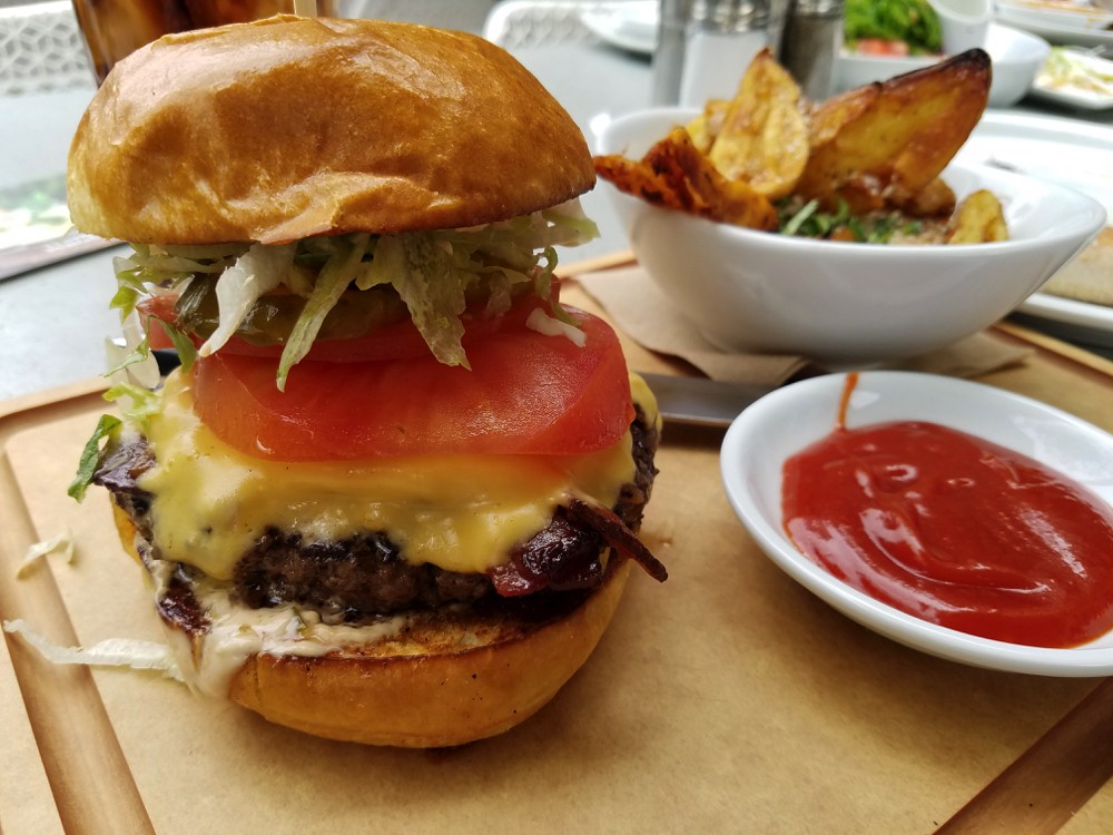 Exclusive Cheeseburger at California Pizza Kitchen Las Vegas