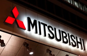 The Mitsubishi Motors logo is displyed outside the company's headquarters on April 20, 2016 in Tokyo, Japan. (Credit: Tomohiro Ohsumi/Getty Images)