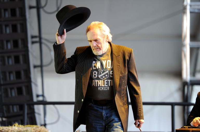 Musician Merle Haggard seen during day 1 of Stagecoach: California's Country Music Festival 2010 held at The Empire Polo Club on April 24, 2010, in Indio. (Credit: Frazer Harrison/Getty Images)