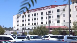 Temecula Valley Hospital is shown on April 4, 2016. (Credit: KTLA)