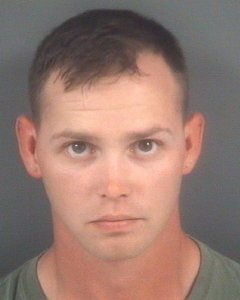 Twenty-six-year-old Johnathan Simpson, a soldier stationed at Fort Bragg, was arrested April 29, 2016, on charges of first-degree rape, first-degree kidnapping, and sexual battery, in connection with an assault that occurred off base within the the city limits of Fayetteville, North Carolina, police said. (Credit: Fayetteville Police Department)