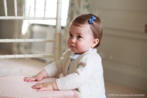 Princess Charlotte is seen in a photo taken by her mother, the Duchess of Cambridge, and released by Kensington Palace on May 1, 2016. 