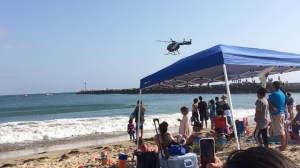 A stretch of Corona del Mar State Beach was evacuated after a woman was possibly bitten by a shark. (Credit: Francis Piolo / Instagram) 