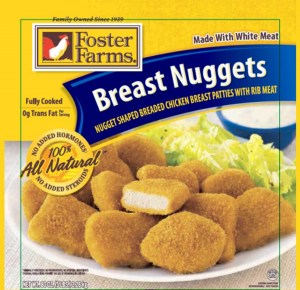 USDA released this image of a package of chicken nuggets being recalled by Foster Farms. 