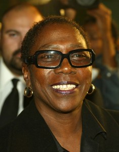 Producer Afeni Shakur attends the film premiere of 'Tupac Resurrection' at the Cinerama Dome Theater on November 4, 2003 in Hollywood. (Credit: Kevin Winter/Getty Images) 