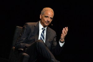 Former U.S. Attorney General Eric Holder attends the 2016 'Tina Brown Live Media's American Justice Summit' at Gerald W. Lynch Theatre on Jan. 29, 2016, in New York City. (Credit: Slaven Vlasic/Getty Images)