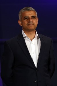 Labor mayoral candidate Sadiq Khan looks on as he is announced as London mayor following local elections, on May 07, 2016, in London, England. After months of campaignin, Khan won the London mayoral race with 56.8 percent of the vote, beating Conservative Party candidate Zac Goldsmith. (Credit: Carl Court/Getty Images)