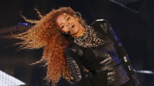 Janet Jackson performs during the Dubai World Cup horse racing event on March 26, 2016, at the Meydan racecourse in the United Arab Emirate of Dubai. Janet Jackson returned to the stage after a four-month hiatus for mysterious health reasons, bringing her energetic dance show to Dubai. (Credit: KARIM SAHIB/AFP/Getty Images)