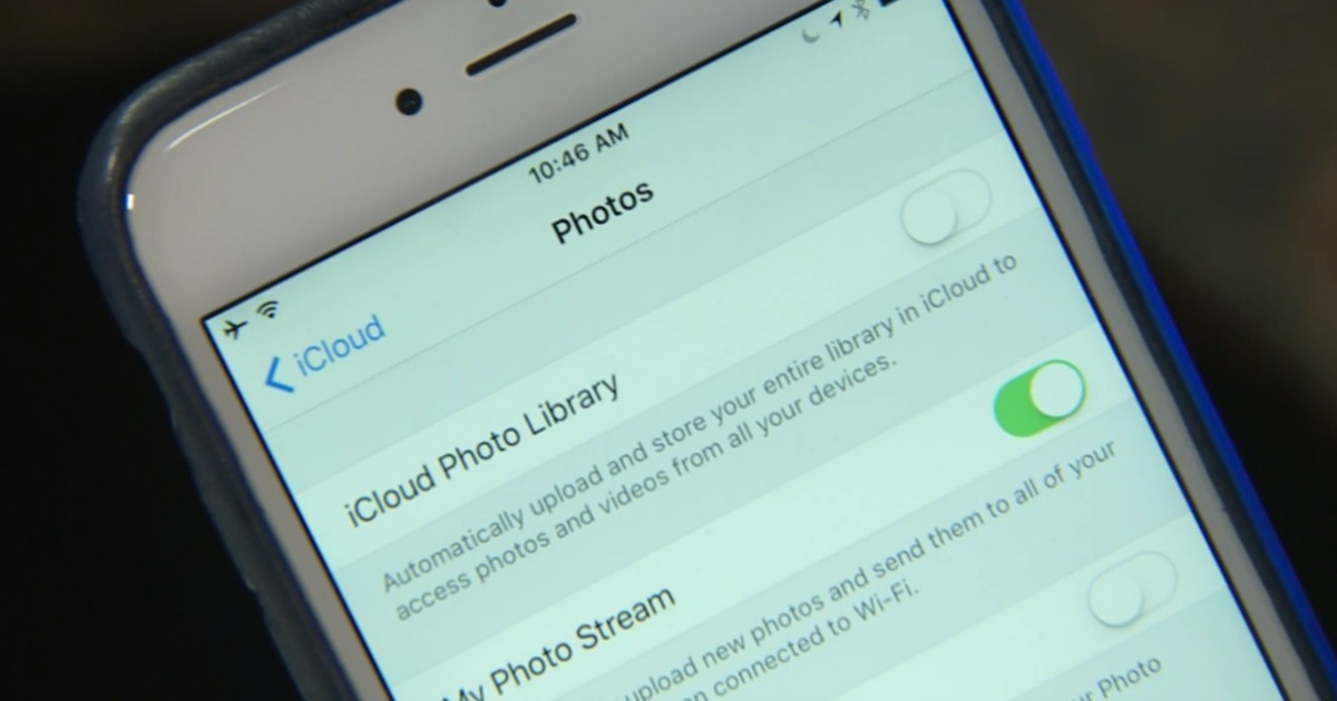 Turn on iCloud Photo Library.