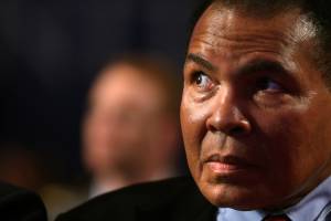 Muhammad Ali attends the opening session of the Clinton Global Initiative (CGI) September 24, 2008 in New York City. (Credit: Spencer Platt/Getty Images)