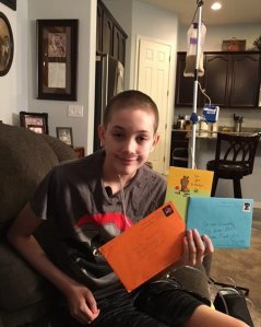 Jacob Priestley, 13, is trying to get more than 10,000 birthday cards (Credit: KPHO/KTVK)