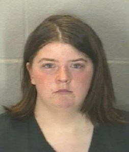 Jessica McCain appears in an undated booking photo provided by the Tippecanoe County Sheriff's Office.