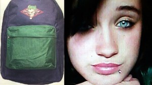 Authorities released a photo of a backpack similar to one owned by Pearl Pinson, saying it might hold clues to the 15-year-old's whereabouts. (Credit: Solano County Sheriff's Office)