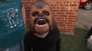 Kohl's awarded Candace Payne and her family with more Chewbacca masks and gift cards to show their appreciation of her viral video. (Credit: Kohls/Facebook)