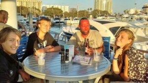 Search teams looking for a father and his three teen-aged children who disappeared off Southwest Florida amid treacherous seas have found a debris field that appears linked to the family's sailboat, Coast Guard Capt. Gregory Case said Wednesday. (Credit:US Coast Guard/Twitter)