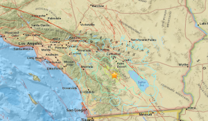 A magnitude-5.2 quake struck near Borrego Springs on June 10, 2016. (Credit: USGS)