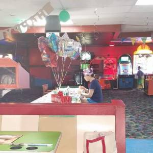 Hallee Sorenson is seen eating her birthday cake alone in July 2015. (Credit: Rebecca Lyn/Facebook)