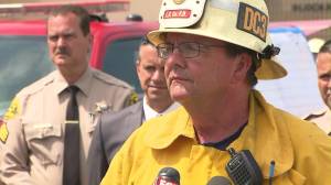 L.A. County fire Deputy Chief John B. Tripp speaks at a news conference in Maywood on June 14, 2016. (Credit: KTLA)
