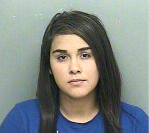 Alexandria Vera, 24, is seen in a booking photo. (Credit: Montgomery County Sheriff's Office)