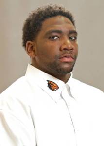 Joshua Williams is shown in a 2013 photo posted by the Oregon State University athletics department. 