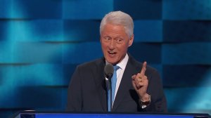 Former President Bill Clinton Speaks at the Democratic National Convention in Philadelphia on July 26, 2016. (Credit: CNN)