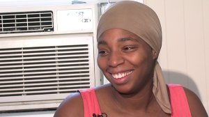 Danesha Couch smiles during an interview in July 2016. (Credit: WDAF)