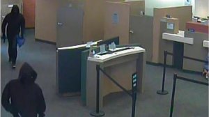 Two masked men carrying guns robbed a Citibank in Glendale on Nov. 5, 2013. (Credit: FBI)