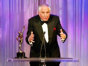 Actor/director Garry Marshall receives the "Filmmaker of the Year" award at the American Cinema Editors' 54th Annual ACE Eddie Awards at the Beverly Hilton Hotel on February 15, 2004 in Beverly Hills. (Credit: Kevin Winter/Getty Images)