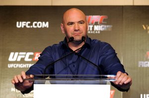 Dana White, President UFC during the Macao UFC Fight Night Press Conference at the Four Season Hotel on June 24, 2014 in Hong Kong. (Credit: Jayne Russell/Getty Images)