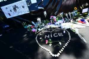 This photo taken on July 16, 2016 shows a makeshift memorial in tribute to the victims of the deadly Bastille Day attack in Nice. The Islamic State group claimed responsibility for the truck attack that killed 84 people on France's national holiday, a news service affiliated with the jihadists said Saturday. (Credit: GIUSEPPE CACACE/AFP/Getty Images)