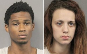 Police arrested Gabrielle Whittington and Onterio Thompson, both 21, of St. Tammany Parish in Louisiana. (Jefferson Parish Sheriff's Office)