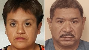 Esperanza Mani-Cortez, left, and Alfredo Rosales, right, are seen in photos released by the Bergen County Prosecutor's Office.