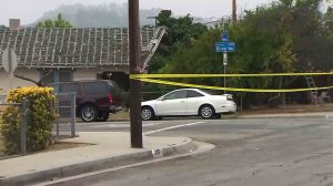 Authorities were investigating a shooting in Altadena on July 5, 2016. (Credit: KTLA)
