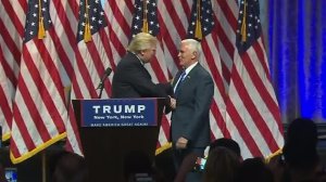 Donald Trump introduced Indiana Gov. Mike Pence as his running mate on July 16, 2016. (Credit: CNN)