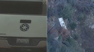 Fontana police officials released a photo of a truck used by the three Fontana teens and the tailgate found amid the wreckage off Angeles Crest Highway appears to match the description of the one on the truck. 