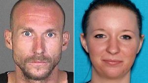 Joshua Robertson and Brittany Humphrey are shown in photos from a LASD wanted poster distributed Aug. 23, 2016.