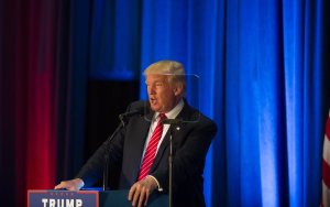 Republican candidate for President Donald Trump holds a campaign event at the Kilcawley Center at Youngstown State University on Aug. 15, 2016, in Youngstown, Ohio. (Credit: Jeff Swensen/Getty Images)