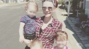 The godfather of her children confirmed this photo -- from a flier posted by Justice For Children Without Voices -- shows Kimberly Harvill.