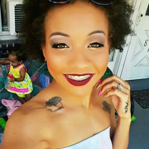 Korryn Gaines is shown in a photo posted on her Facebook page on June 22, 2016.